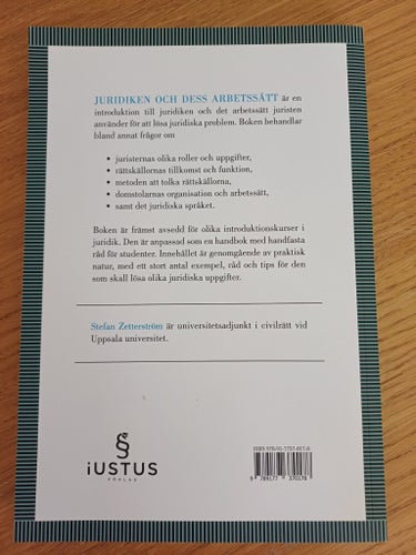 Juridiken och dess arbetssätt. Uppl. 3 - Zetterström, Stefan