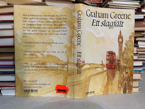 Ett slagfält av Graham Greene, bok, Very Fine plus