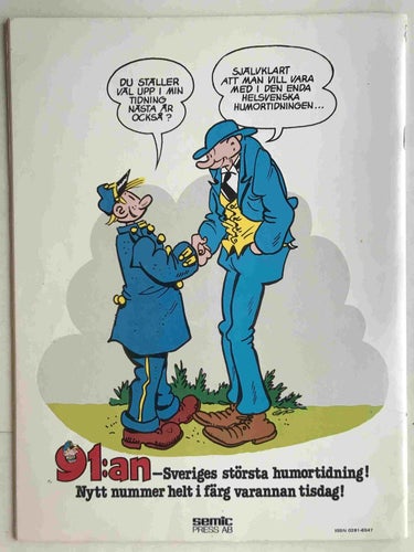 91:an Karlsson Julalbum 1987: VG-FN variant 1