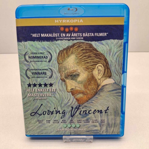 Loving Vincent - Animation - Blu-ray film, Svensk text, Fint skick