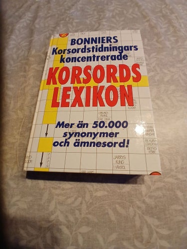 Bonniers Korsordslexikon, Sara Säthersten, 1998