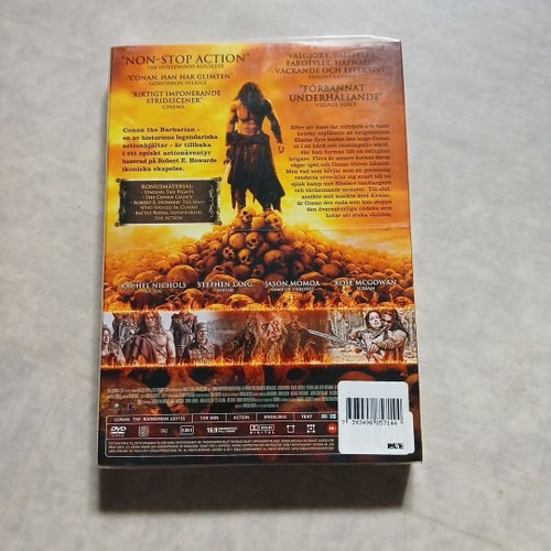 Conan The Barbarian (DVD) Inplastad