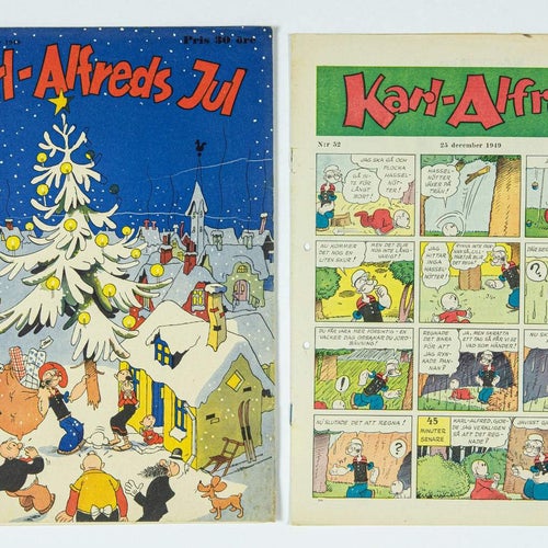 12 st Karl-Alfred - Nr. 41 till 52 - 1949