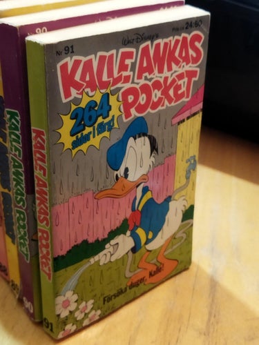 Kalle Ankas pocket 91 Walt Disney's Försöka duger, Kalle! Very Good+