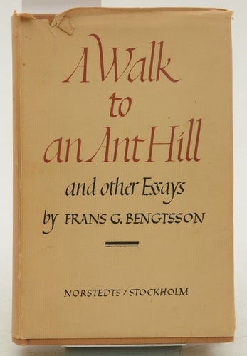 A walk to an ant hill and other essays / Transl. by Michael Roberts and Elspeth