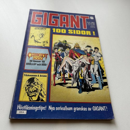 Gigant nr 6 1984, samlarex! FN