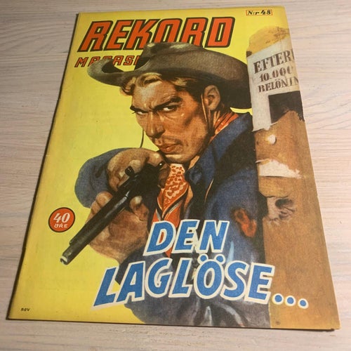 Tidningen Rekord Rekordmagasinet 1951 nr 48 - (baksidan saknas)