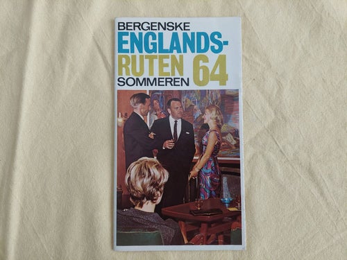 Bergenske Englands-ruten Sommaren 64 1964