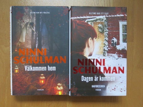 Ninni Schulman - 2 böcker .