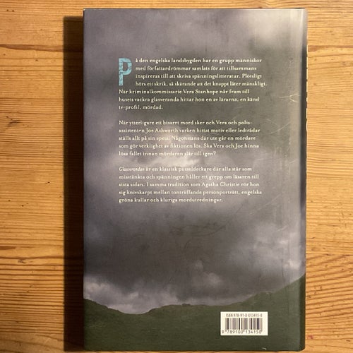 Glasverandan av Ann Cleeves, 2012, Vera Stanhope-deckare, förstaupplaga inbunden
