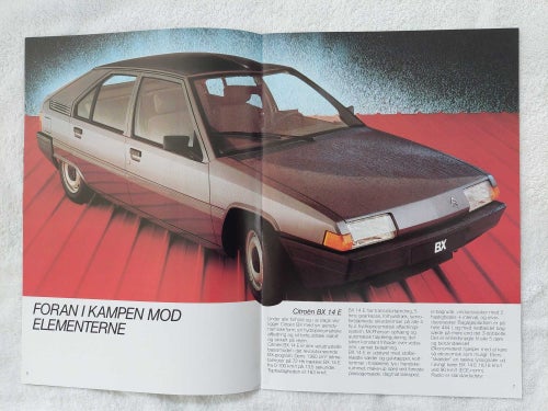 Citroen BX 1985 på danska