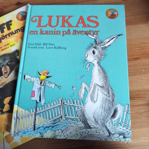 Två barnböcker: Snuff den nyfikna björnungen & Lukas en kanin på äventyr