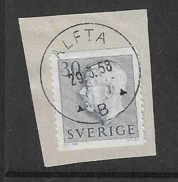 X/HÄL stämplad Alfta 29-3-58