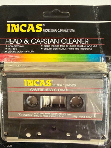 INCA Professional Cleaning System Kassettbandspelare Huvudrengörare
