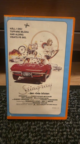 STINGRAY – DEN RÖDA BLIXTEN – Svensk hyr-VHS / Continental Video / Storbox