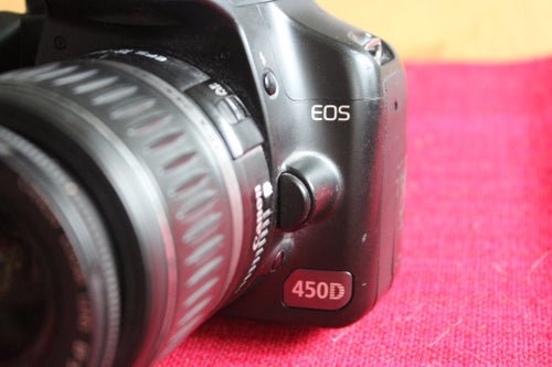 canon 450 d digital Systemkamera med 2 batteri