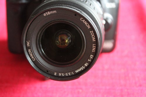 canon 450 d digital Systemkamera med 2 batteri