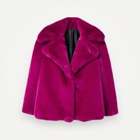 Mango Faux Fur-pälsjacka