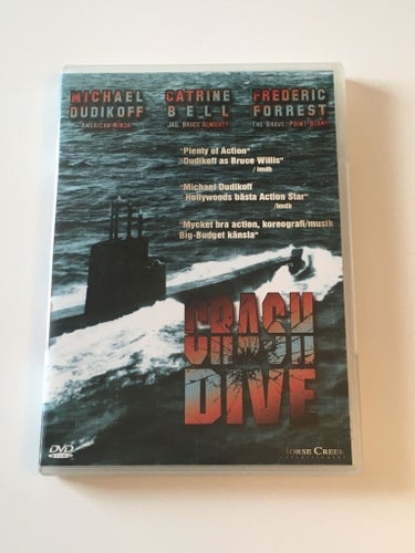 Crash dive (Michael Dudikoff, 1996). Beg. DVD