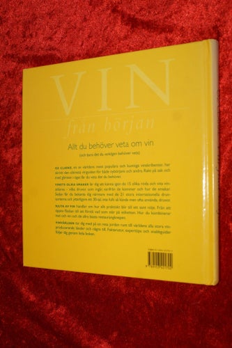 INFORMATIV BOK VIN FRÅN BÖRJAN av OZ CLARKE TIPS KUL FAKTA M:m INB mkt fin ILLU