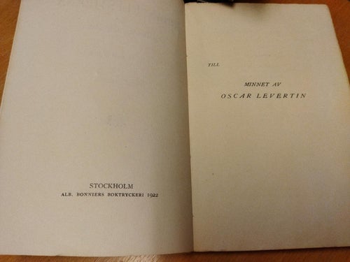 Johan Ulfstjerna skådespel i fem akter af Tor Hedberg, bok. Fine plus