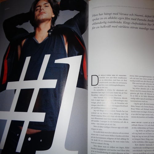 King NUMMER ETT 2005 Marcus Schenkenberg, Brad Pitt