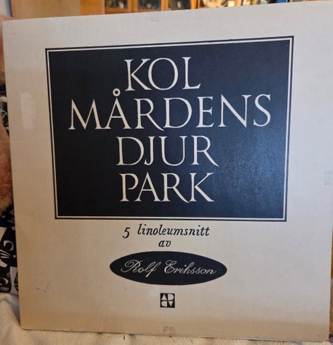 Kolmårdens Djurpark: 5 linoleumsnitt av Rolf Eriksson, 1965