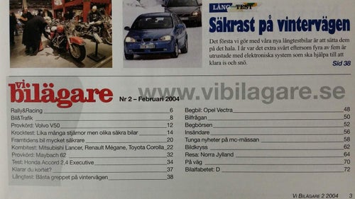 Vi bilägare nr 2 2004: Kombi: Renault Mégane, Toyota Corolla, Mitsubishi Lancer