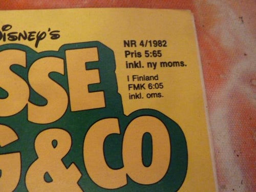 MUSSE PIGG & CO, NR 4 - 1982, TIDNING