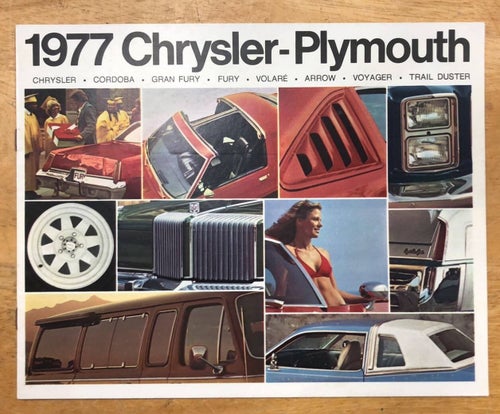 Försäljningsbroschyr Chrysler - Plymouth 1977