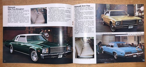 Försäljningsbroschyr Chrysler - Plymouth 1977