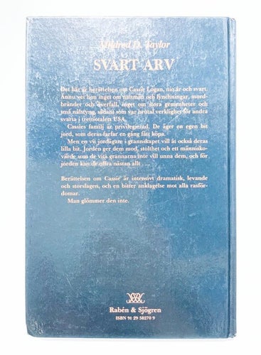 SVART ARV - MILDRED D. TAYLOR - INBUNDEN