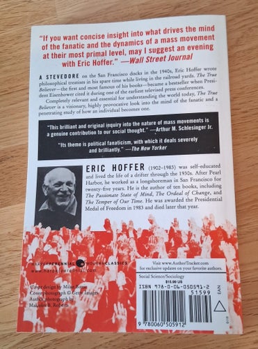 The True Believer av Eric Hoffer 2002/Engelska