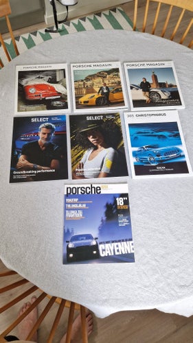 Porsche Magasin, Select, Christophorus magasin mm.