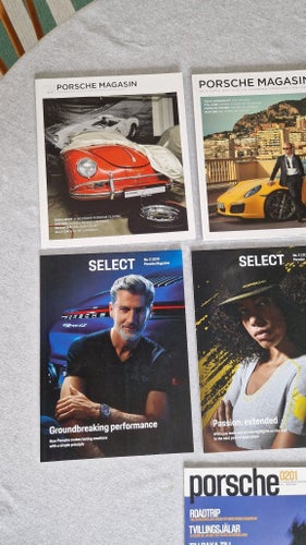 Porsche Magasin, Select, Christophorus magasin mm.