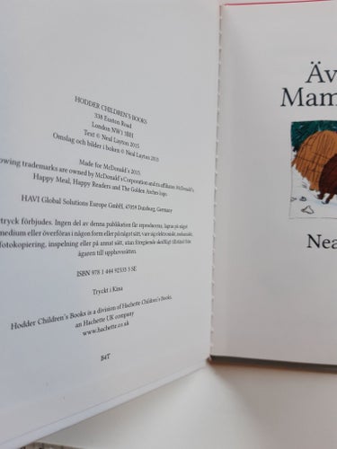 Mammut-Akademin: Äventyr i Mammutland av Neal Layton, Happy Meal 2015