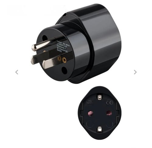 Reseadapter USA svart