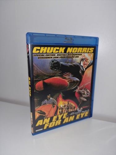 An Eye for an Eye (1981 svensk Blu-ray! Nyskick) CHUCK NORRIS, Christopher Lee