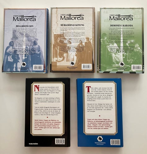 Sagan om Mallorea, alla 5 volymer, av David Eddings, 1993-2000, inbundna fina