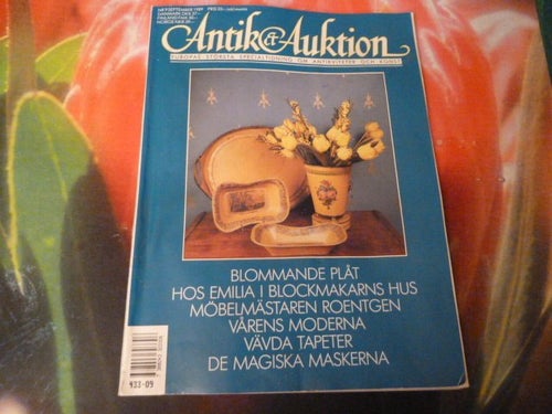 ANTIK & AUKTION, NR 9 1989, TIDNING