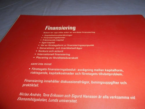 Finansiering (hft) 2010