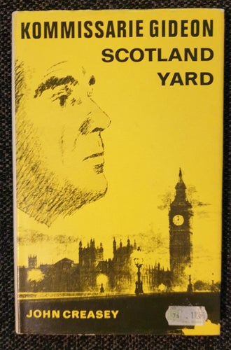 Kommissarie Gideon, Scotland Yard (Cresey, John)(Inbunden) >VG< 1972