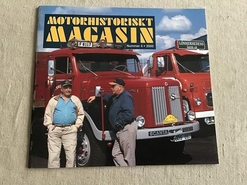 MOTORHISTORISKT MAGASIN NR 4 2000 SOLBACKA,HANDSFACKET I GAMMAL BILAR