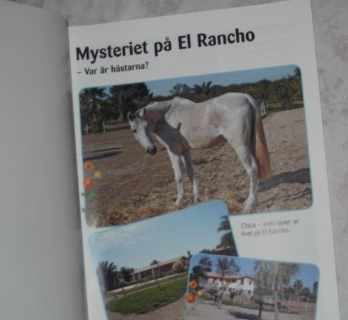 Mysteriet på El Rancho - Var är hästarna? Pollux Hästbokklubb Fint Seriehäfte