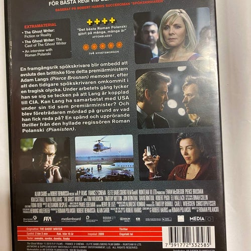 DVD The Ghost Writer FINT SKICK