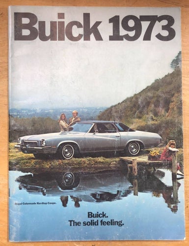 Försäljningsbroschyr Buick 1973