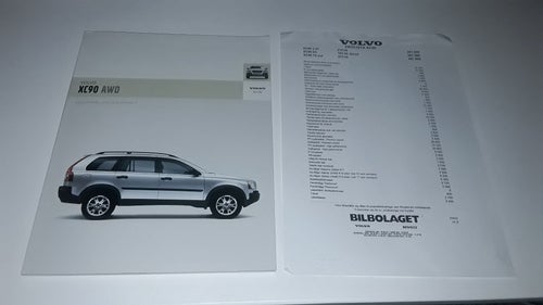 Volvo XC90 AWD Broschyr 80 sidor