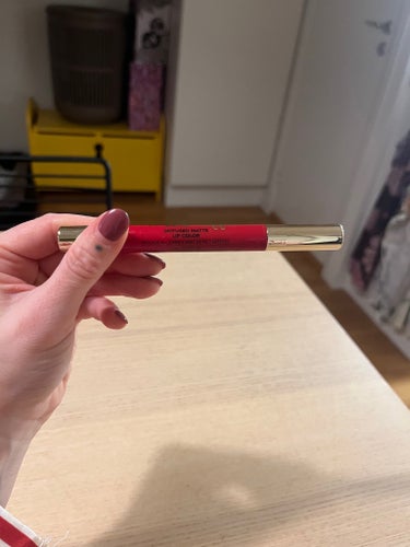 Too Faced Peach Puff Diffused Matte Lip Color - Straight Fire