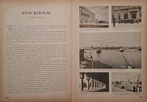 STOCKHOLM på 1930-talet av Ewert Wrangel