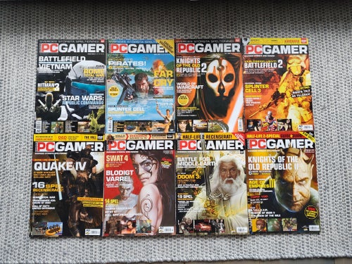 8 nr av Svenska PC Gamer från 2004-2005